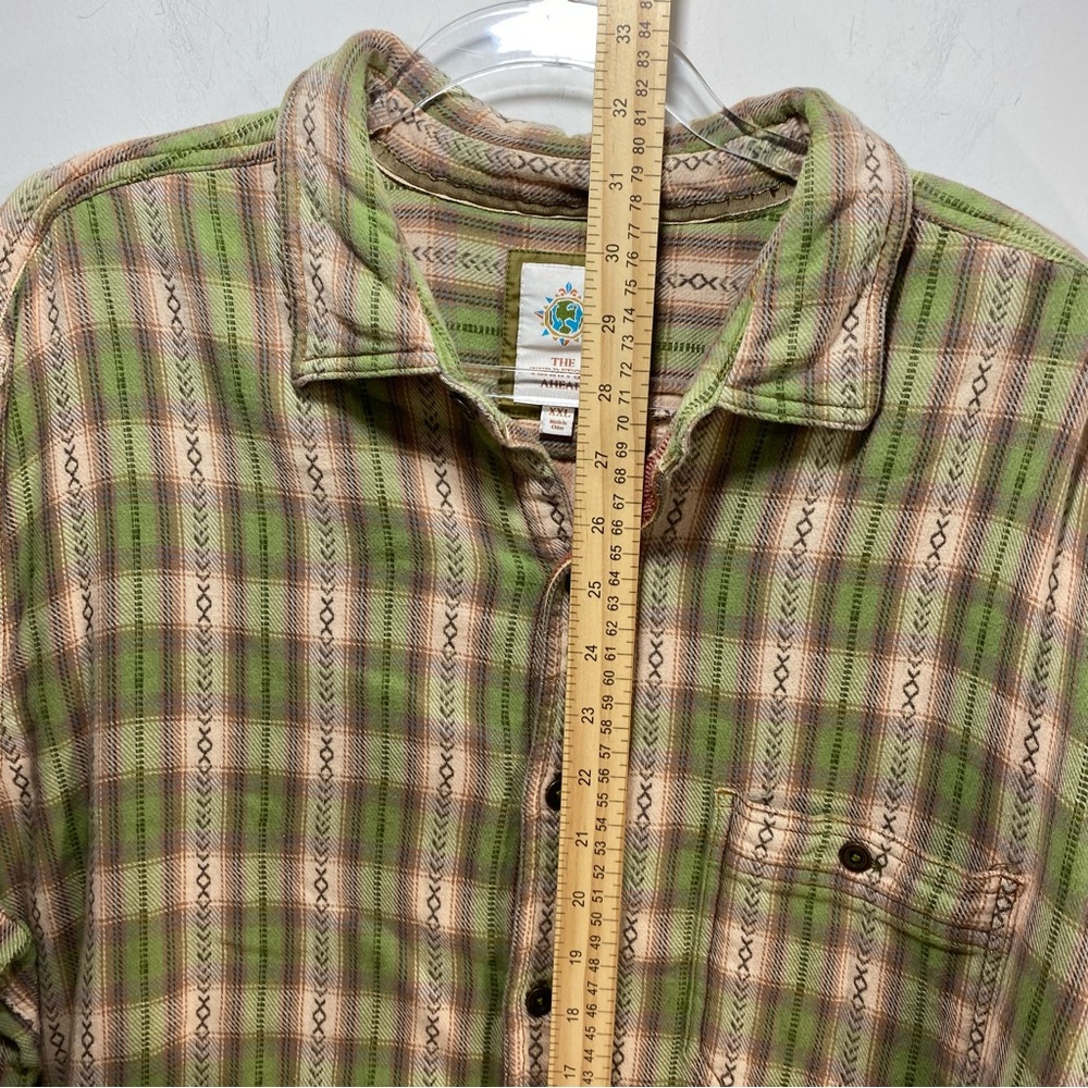 Western Tribal Rodeo Cowboy Button Down Shirt Men‎ XXL The Territory Ahead Woven - Picture 4 of 8